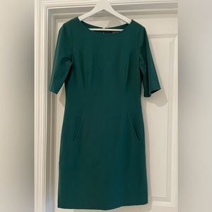 Green Tahari Arthur S. Levine Dress with Pockets